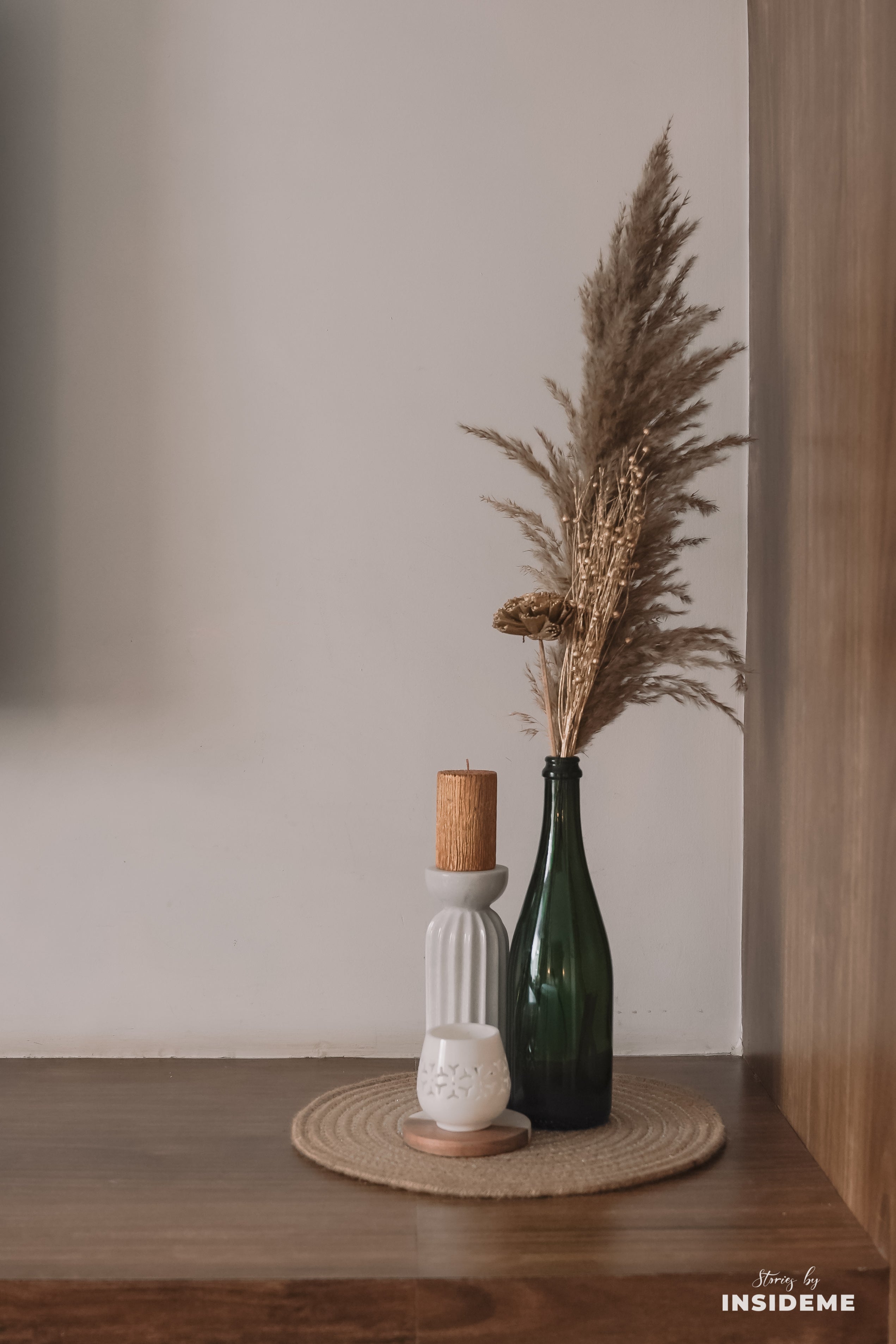 Fluted Pillar Candle Holder cum Vase