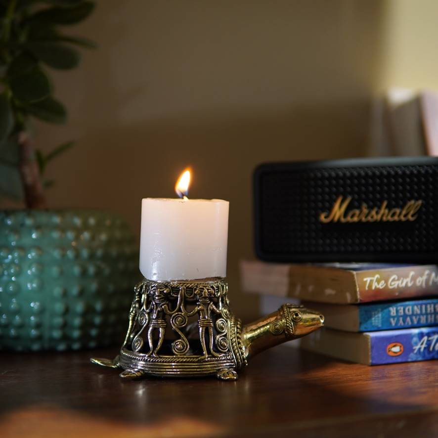 Tortoise Candle Holder