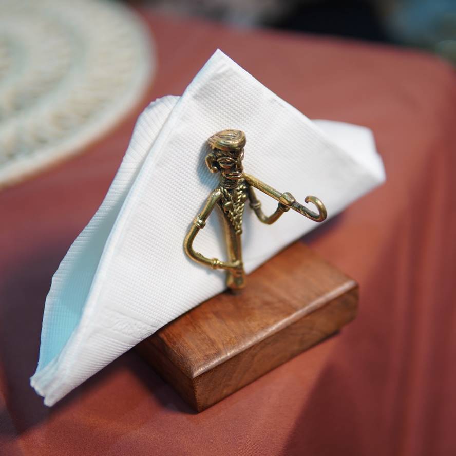 Tribal Couple Napkin Holder