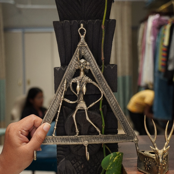 Tribal Lady Key Holder