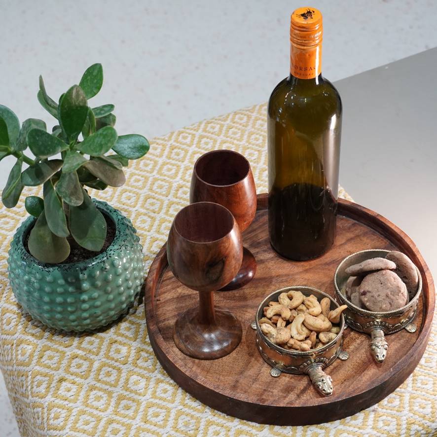 Wine Set - Wooden