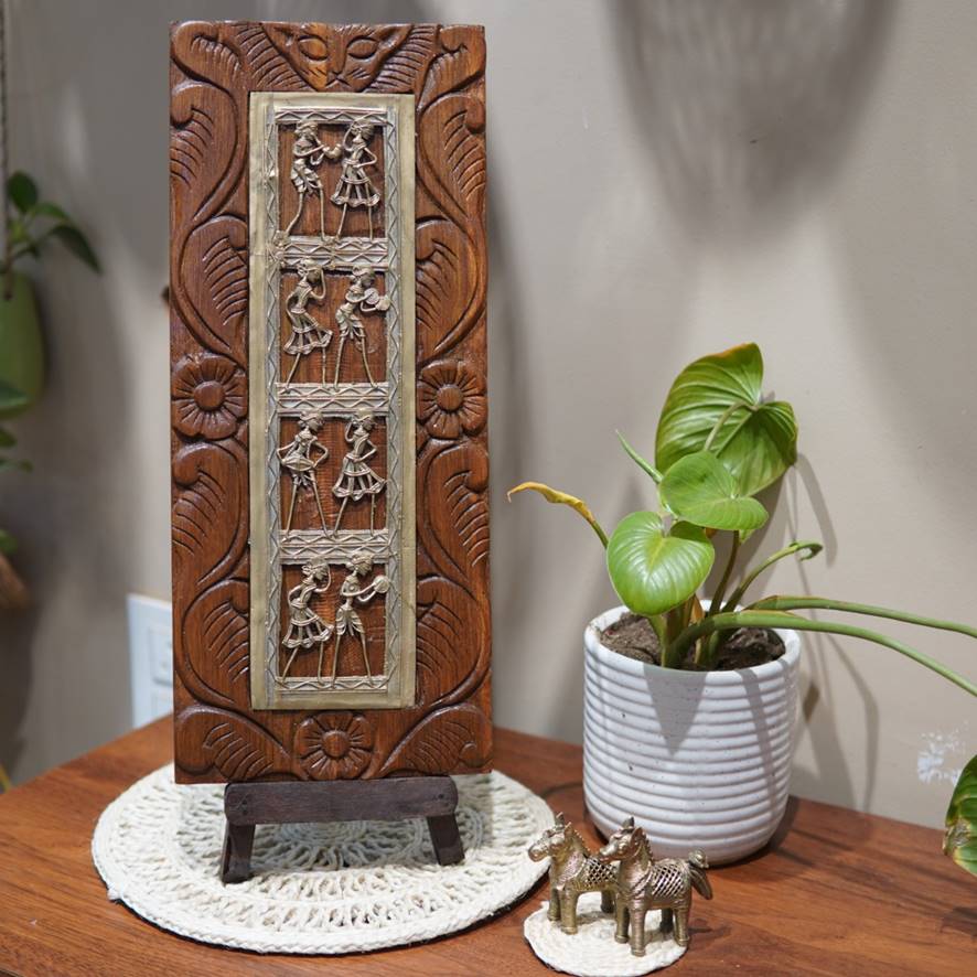 Wooden & brass frame 6